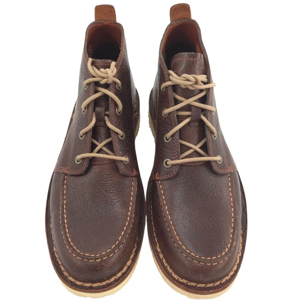 Timberland Westmore Chukka Boots Mens 8 Brown Leather Moc-toe TB0A1JTW245 NEW